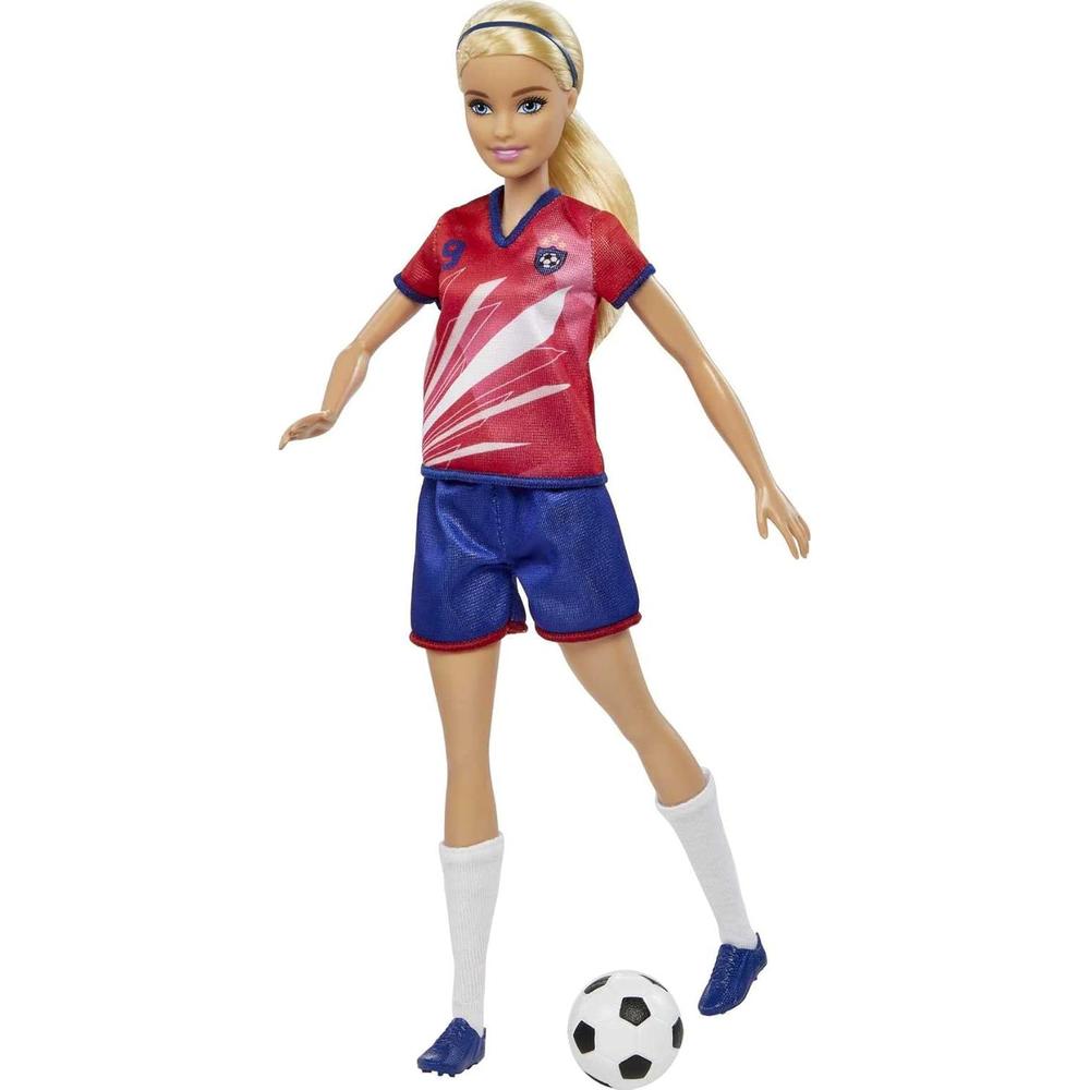 BARBIE MUÑECA FUTBOLISTA UNIFORME RUBIA - 2