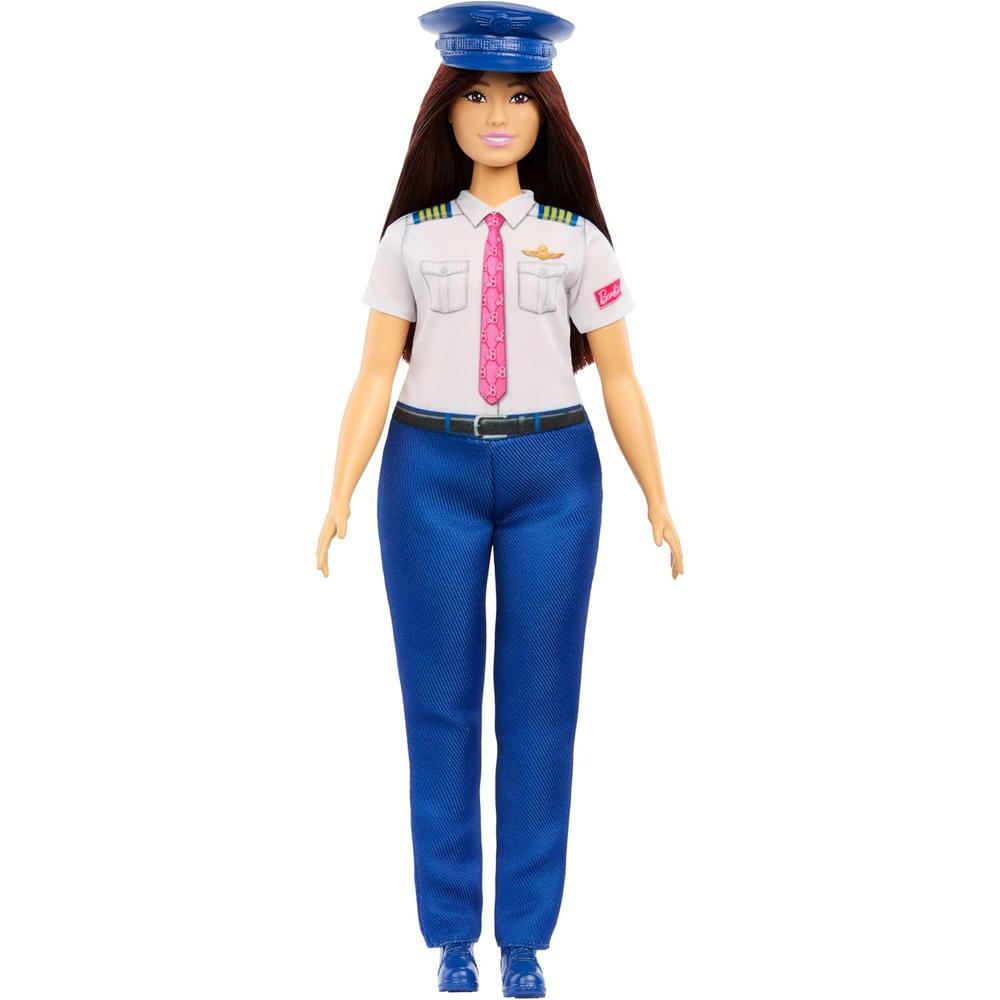 BARBIE PILOTO MUÑECA CON UNIFORME Y SOMBRERO - 1