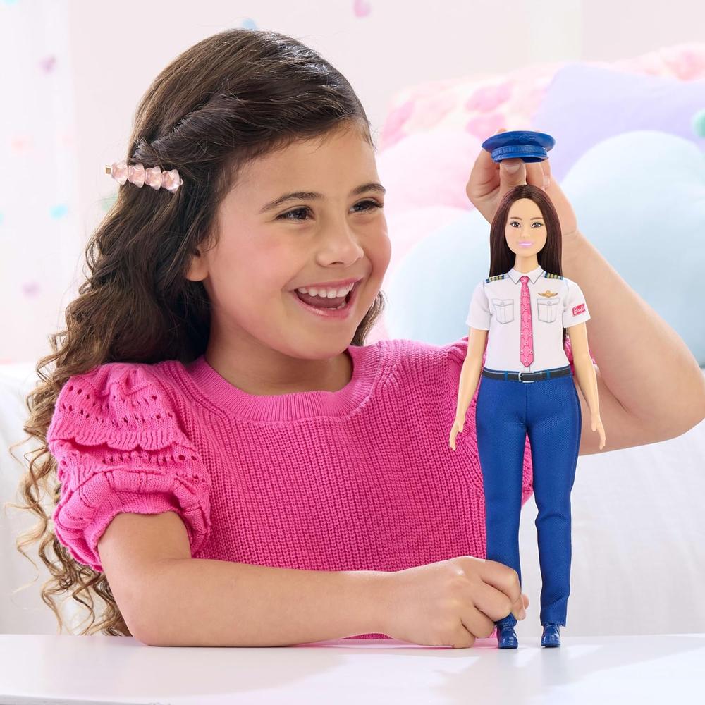 BARBIE PILOTO MUÑECA CON UNIFORME Y SOMBRERO - 2