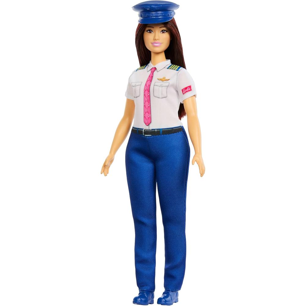 BARBIE PILOTO MUÑECA CON UNIFORME Y SOMBRERO - 4