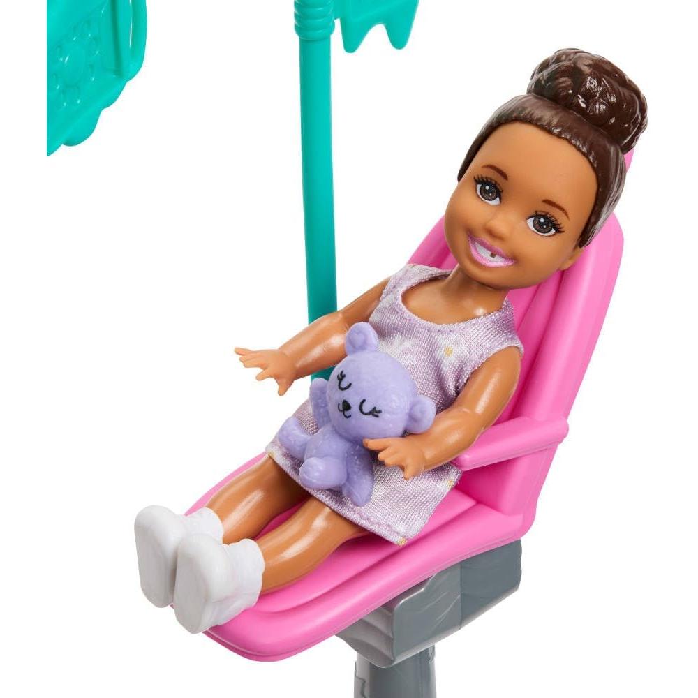 BARBIE DENTISTA SET MUÑECA RUBIA CON BEBÉ Y ACCESORIOS - 2