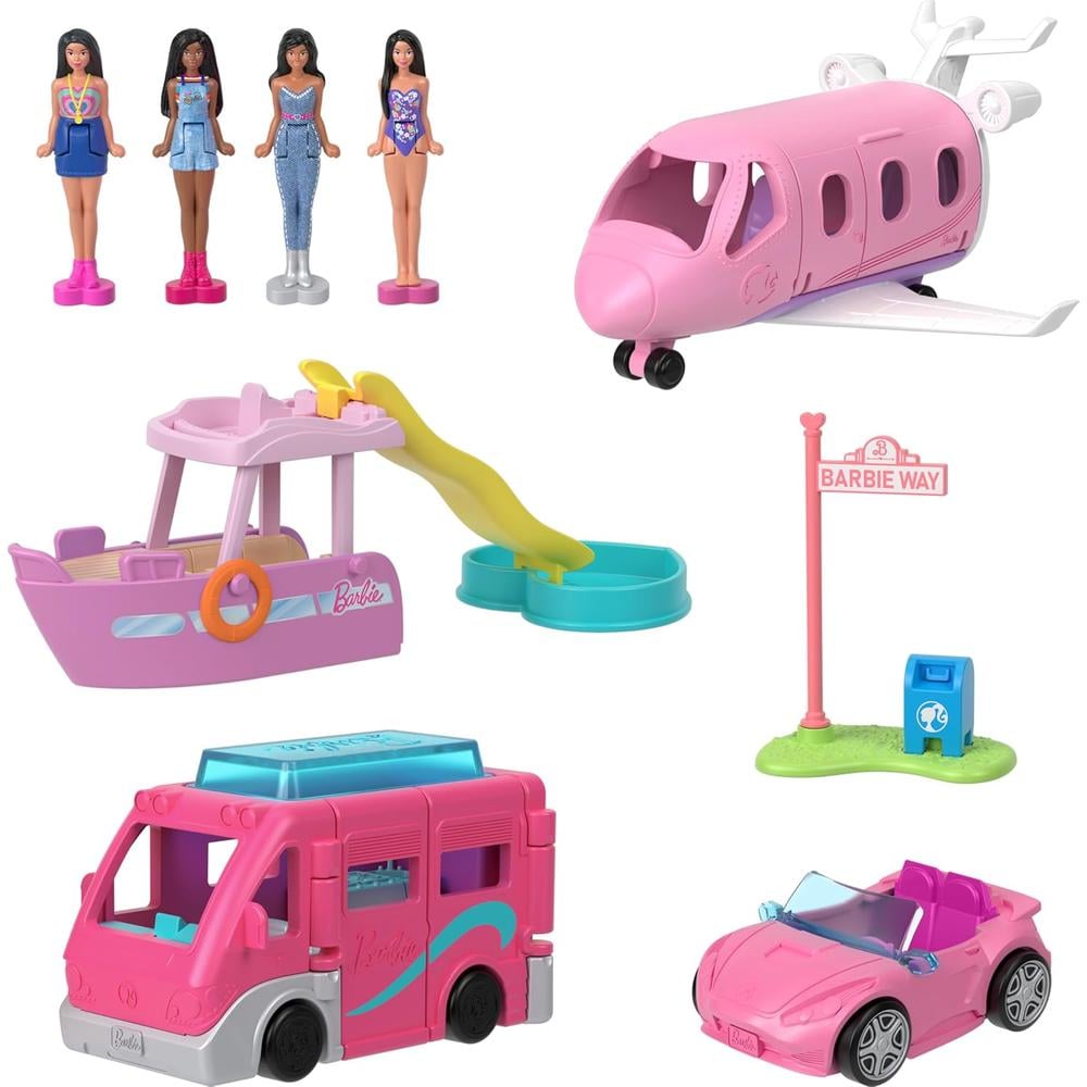 BARBIE MINI BARBIELAND PACK MUÑECAS Y VEHÍCULOS - 3