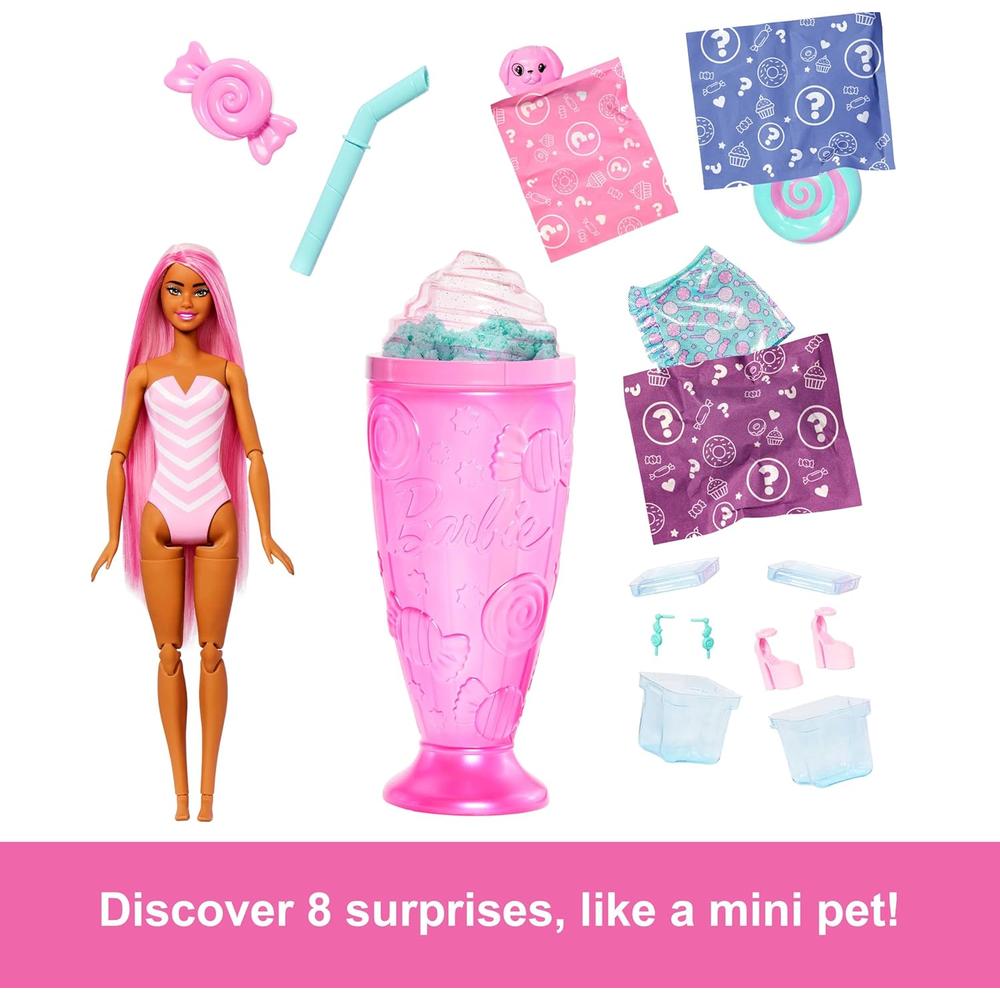 BARBIE POP REVEAL SWEET SWIRL MUÑECA CON MASCOTA Y SORPRESAS - 2