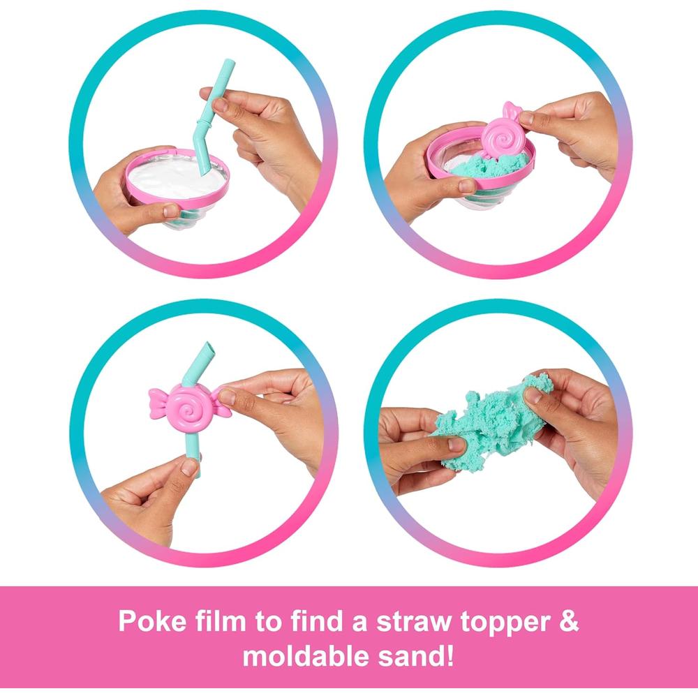 BARBIE POP REVEAL SWEET SWIRL MUÑECA CON MASCOTA Y SORPRESAS - 3