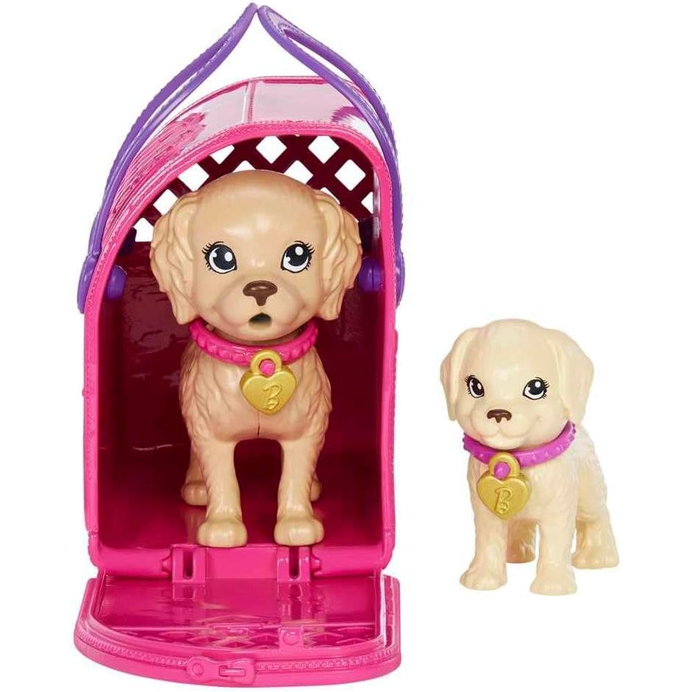 BARBIE MUÑECA ADOPCIÓN CACHORROS TRIGUEÑA - 3