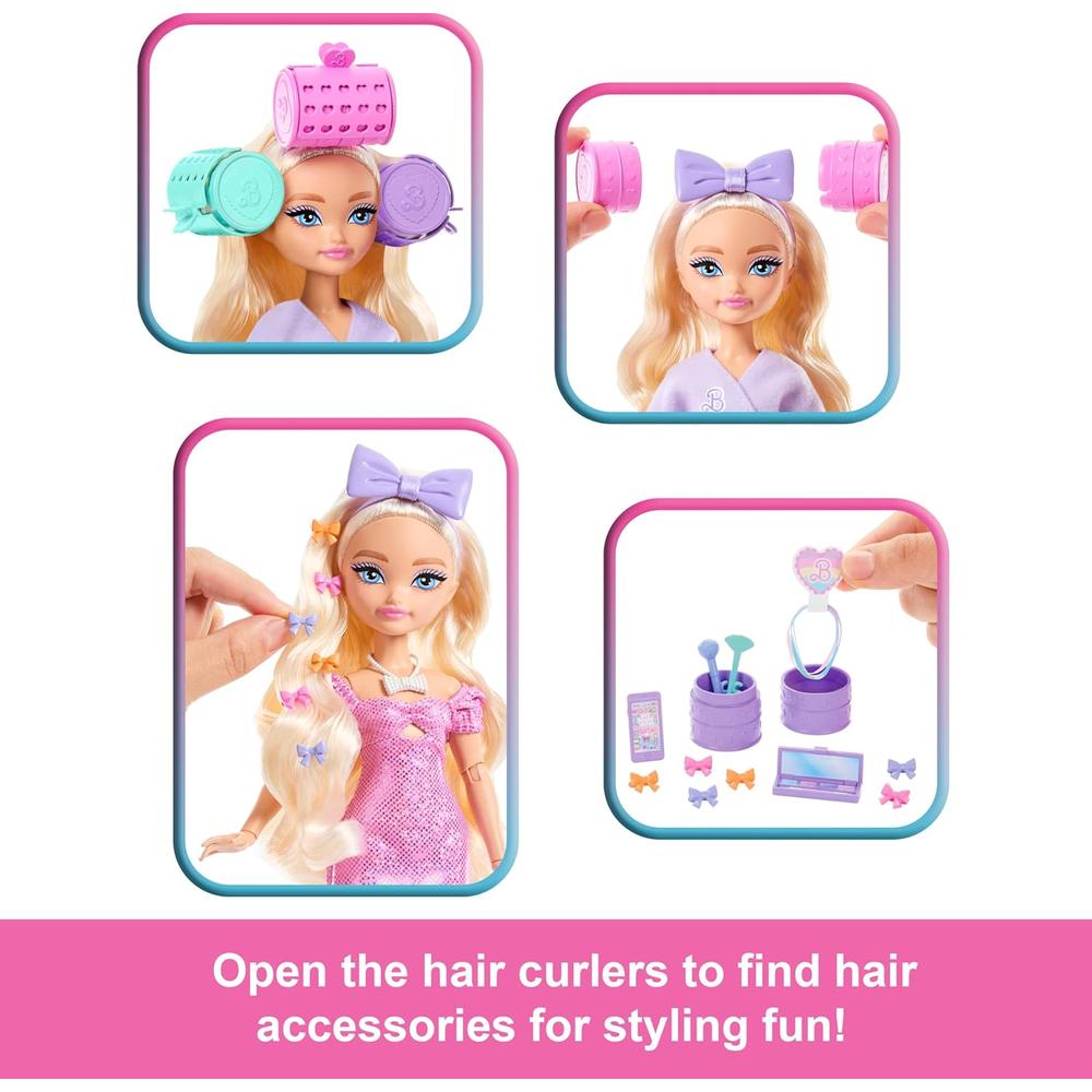 BARBIE DREAM READY MALIBU MUÑECA CON ACCESORIOS CABELLO - 3