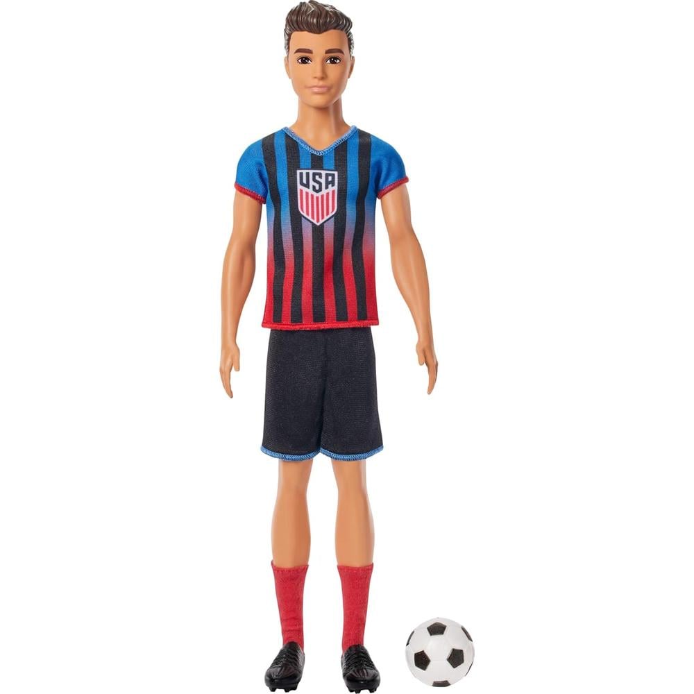KEN BARBIE CAREERS USSF SOCCER MUÑECO CON ACCESORIOS - 1