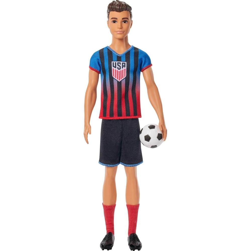 KEN BARBIE CAREERS USSF SOCCER MUÑECO CON ACCESORIOS - 4
