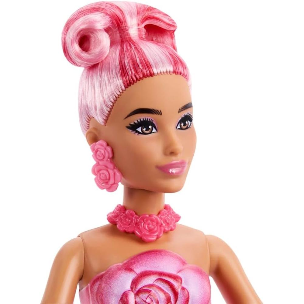 BARBIE PETAL POP MUÑECA ROSAS CON MASCOTA - 4