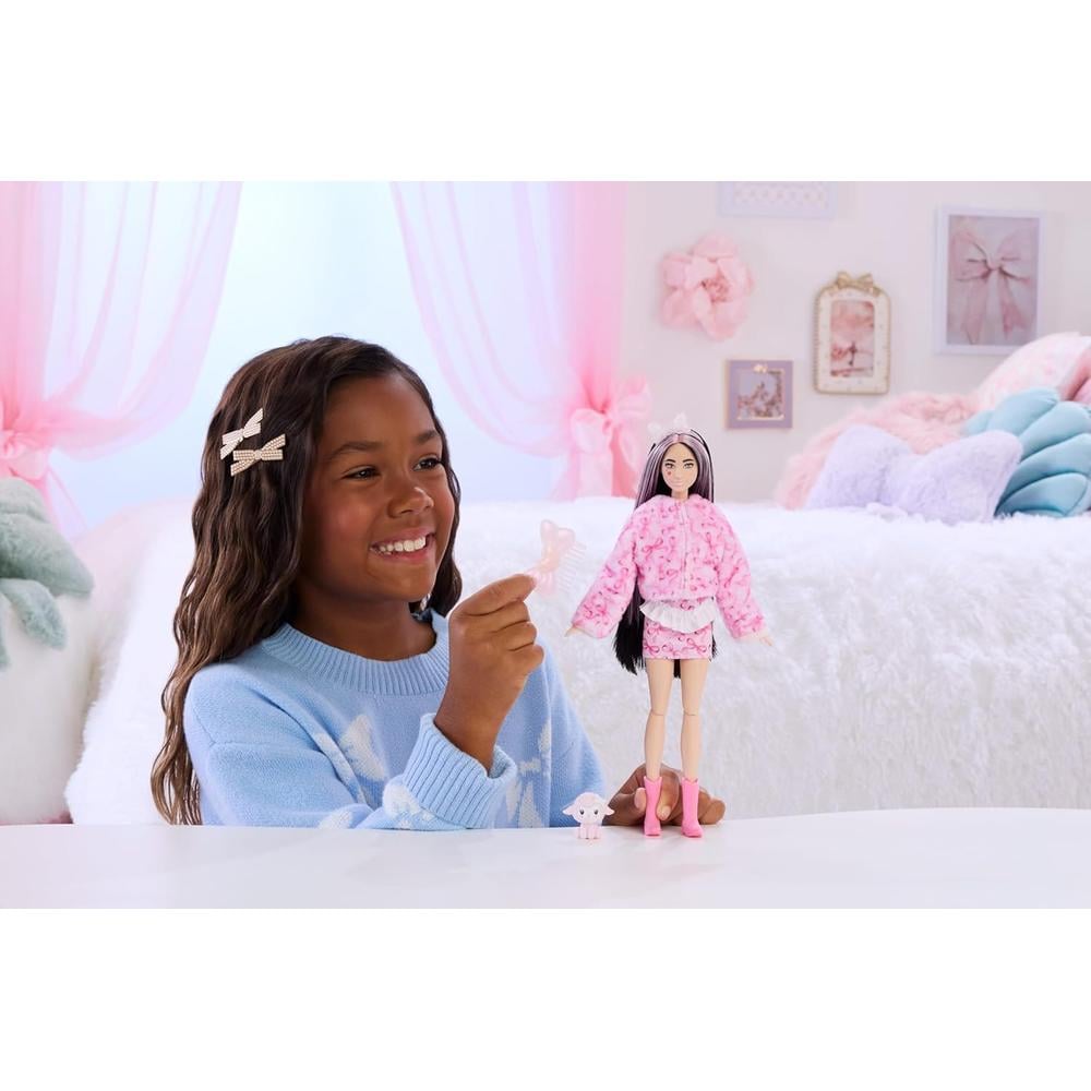 BARBIE CUTIE REVEAL CORDERO CUDDLY MUÑECA CON SORPRESAS - 2