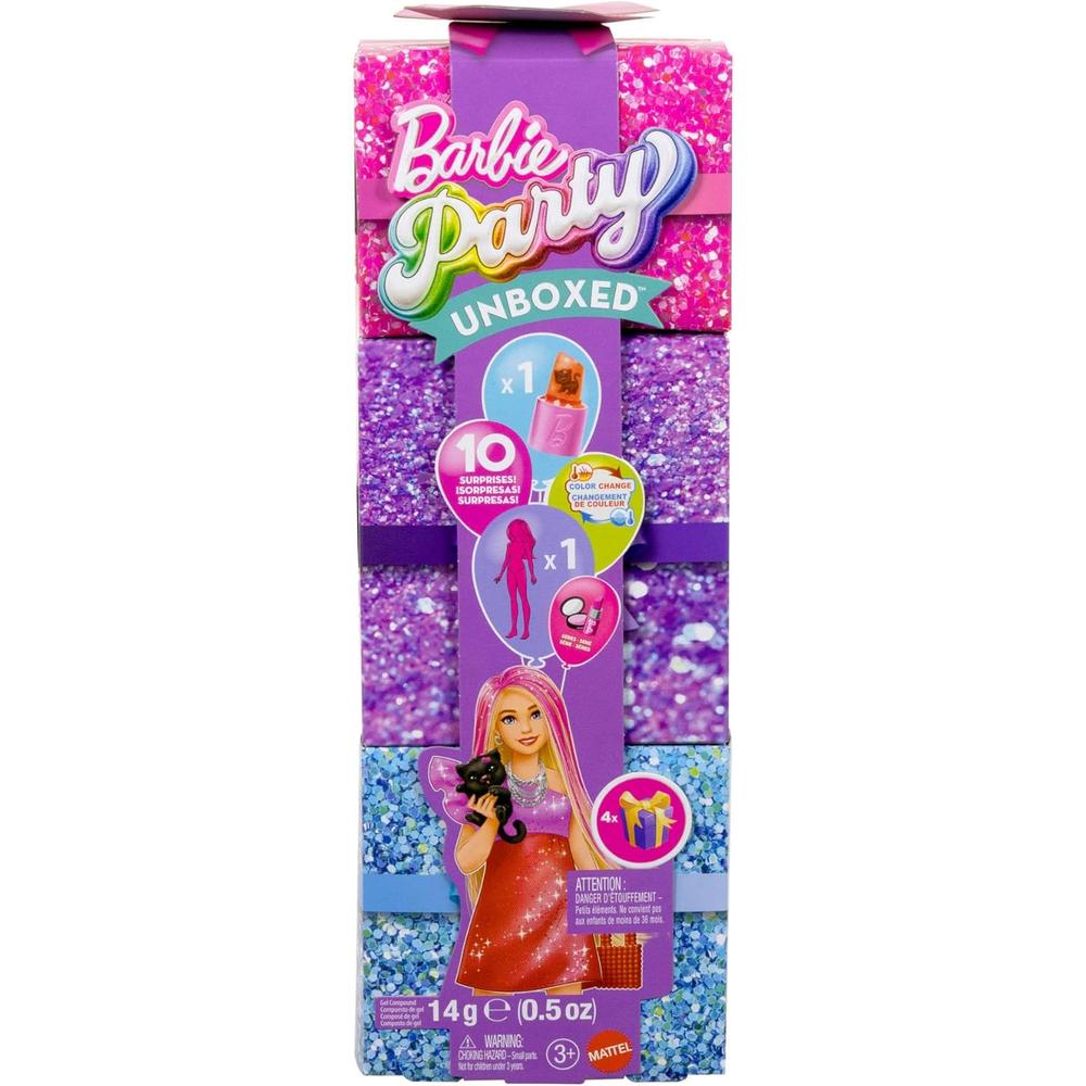 BARBIE PARTY GLAM SERIES MUÑECA ROJA CON SORPRESAS - 1
