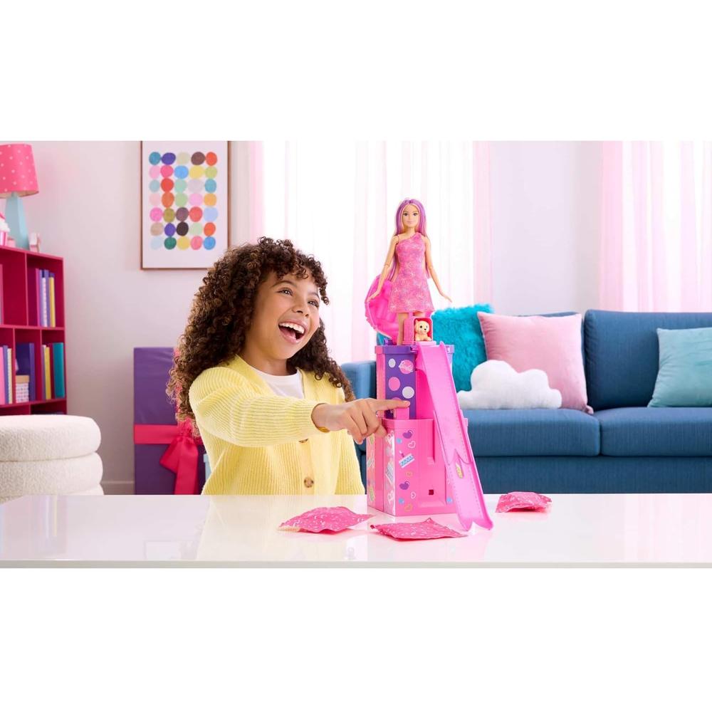 BARBIE RISE SURPRISE CUMPLEAÑOS MASCOTAS MUÑECA CON SORPRESAS - 2