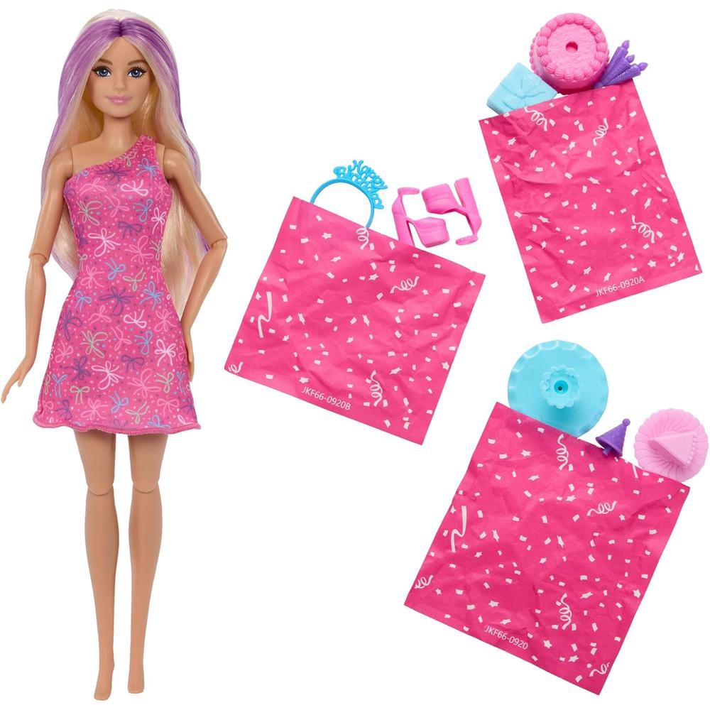 BARBIE RISE SURPRISE CUMPLEAÑOS MASCOTAS MUÑECA CON SORPRESAS - 3