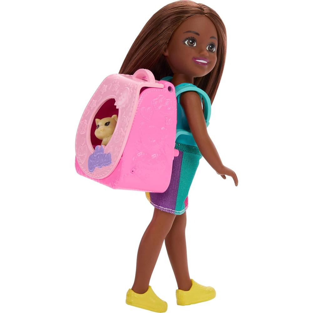 BARBIE CHELSEA MOCHILA GATITO SET CON MUÑECA Y ACCESORIOS - 1