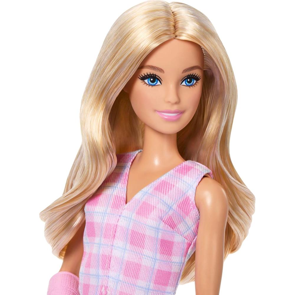 BARBIE FASHIONISTAS MUÑECA RUBIA CON YESO ROSA - 3