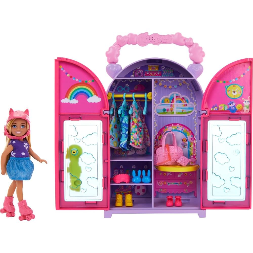 BARBIE CHELSEA ARMARIO CON ROPA Y ACCESORIOS - 1