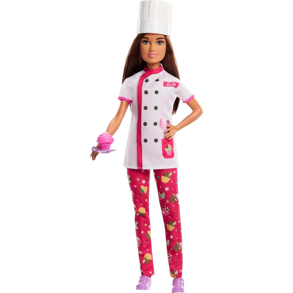 BARBIE MUÑECA PASTELERA PROFESIONAL CON ACCESORIOS - 1