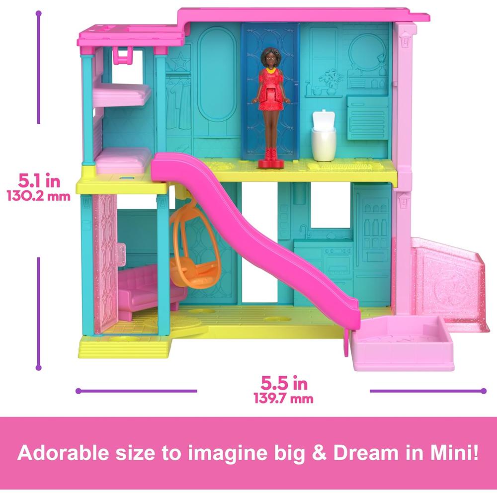 BARBIE MINI BARBIELAND CASA DE ENSUEÑO CON PISCINA Y ASCENSOR - 3