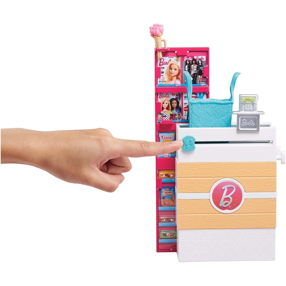 BARBIE MUÑECA SUPERMERCADO CON CARRITO FUNCIONAL RUBIA - 4