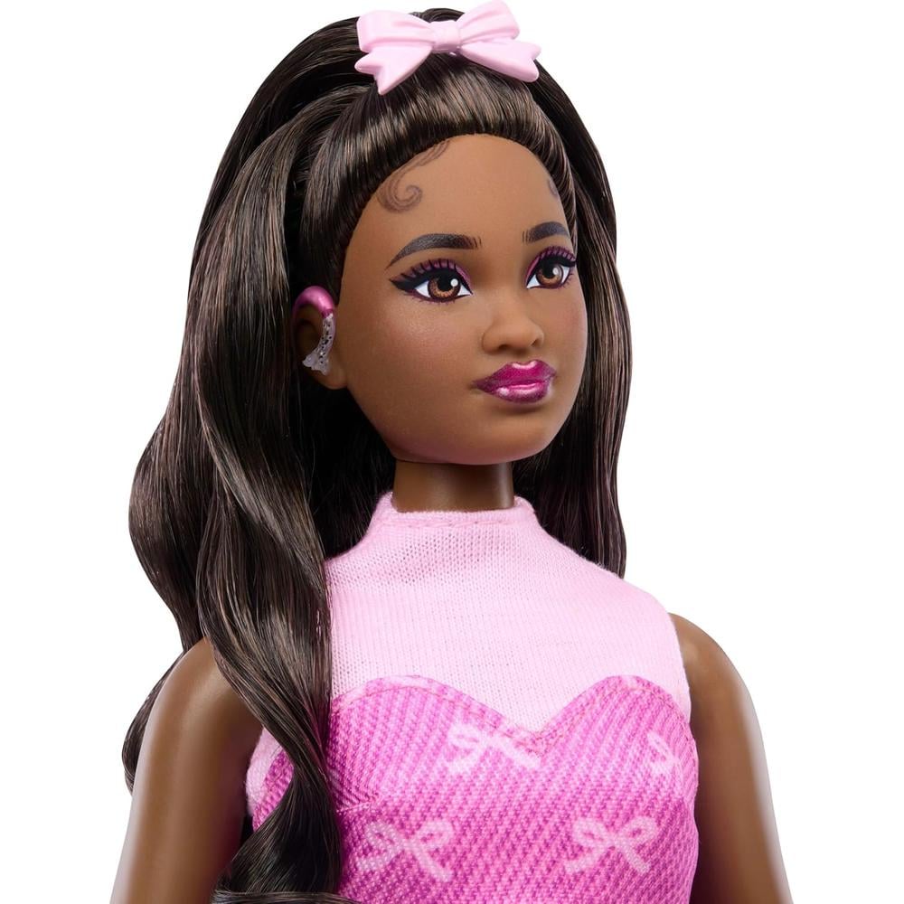 BARBIE DELUXE ESTILO MUÑECA CABELLO NEGRO DENIM ROSA - 3
