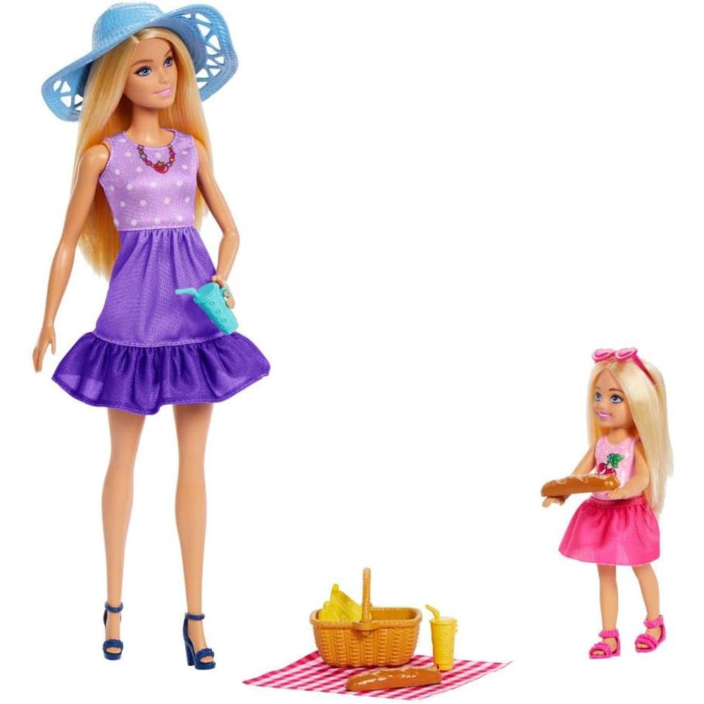 BARBIE FAMILY FRIENDS SET PICNIC CON MUÑECAS Y ACCESORIOS - 1
