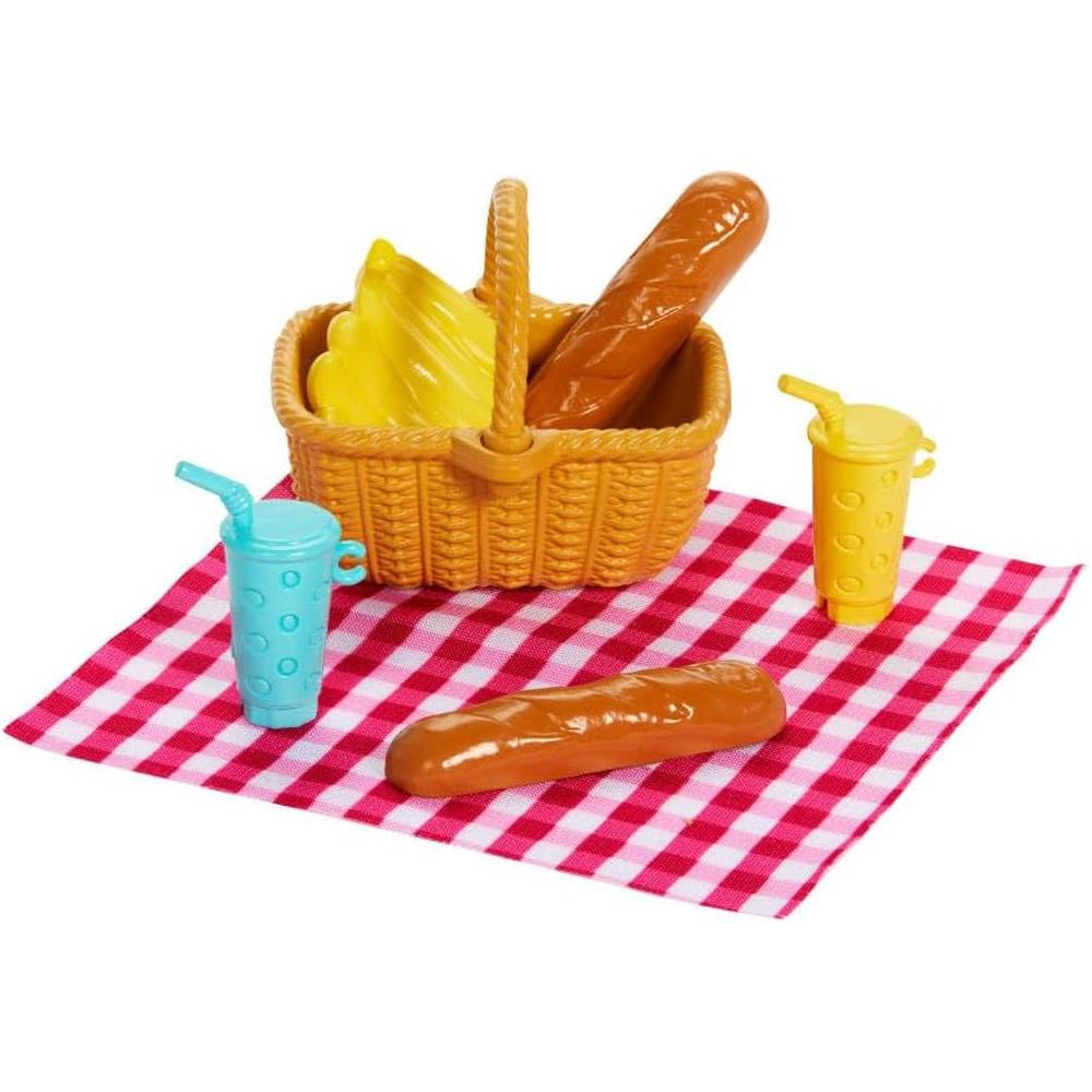 BARBIE FAMILY FRIENDS SET PICNIC CON MUÑECAS Y ACCESORIOS - 3