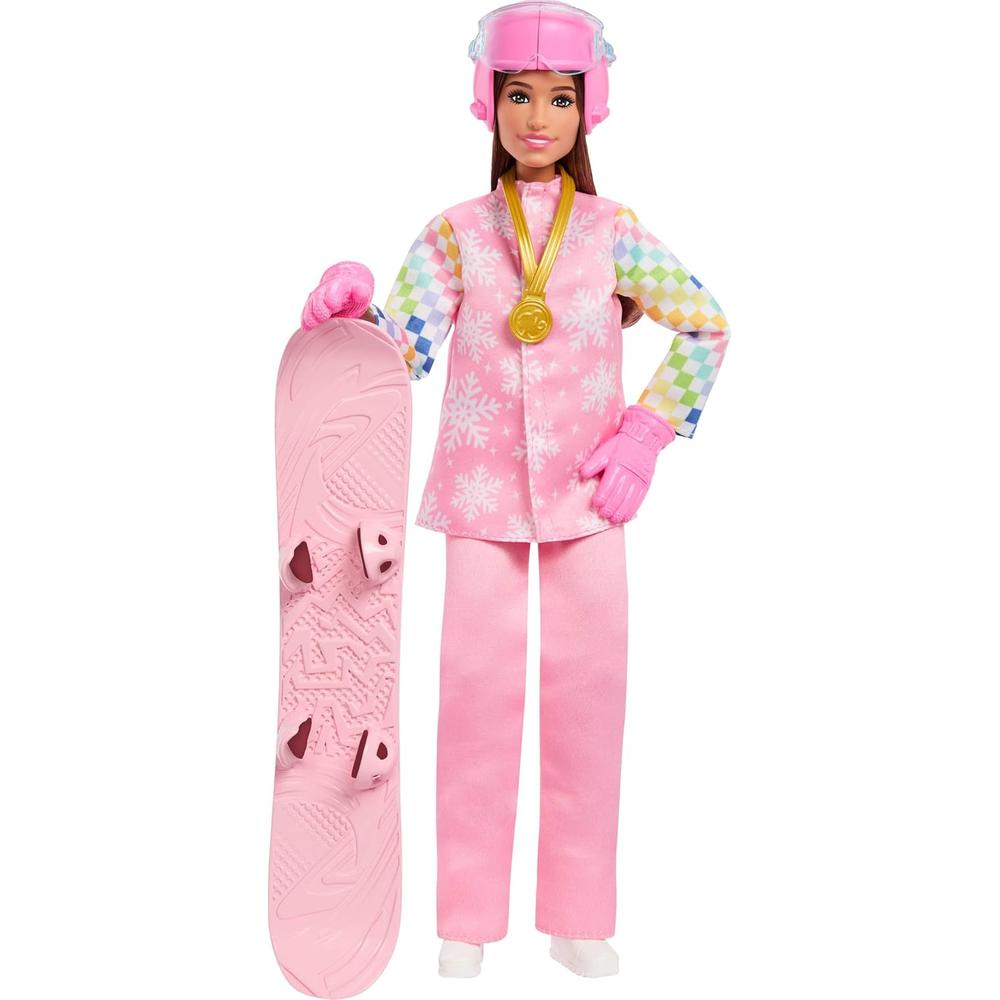 BARBIE PROFESIONES SNOWBOARD MUÑECA CON ACCESORIOS - 1