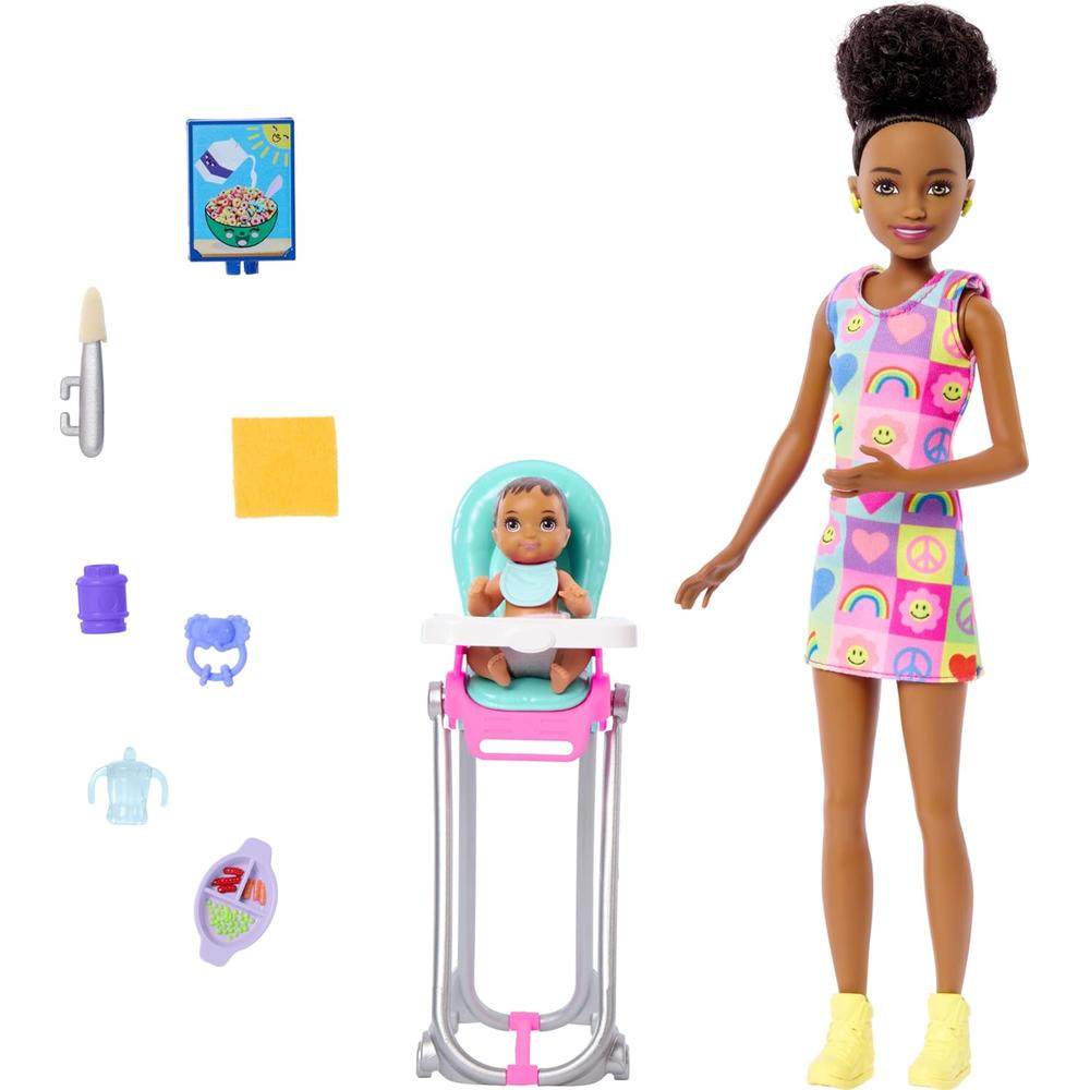 BARBIE SKIPPER SET NIÑERA CON ACCESORIOS - 1