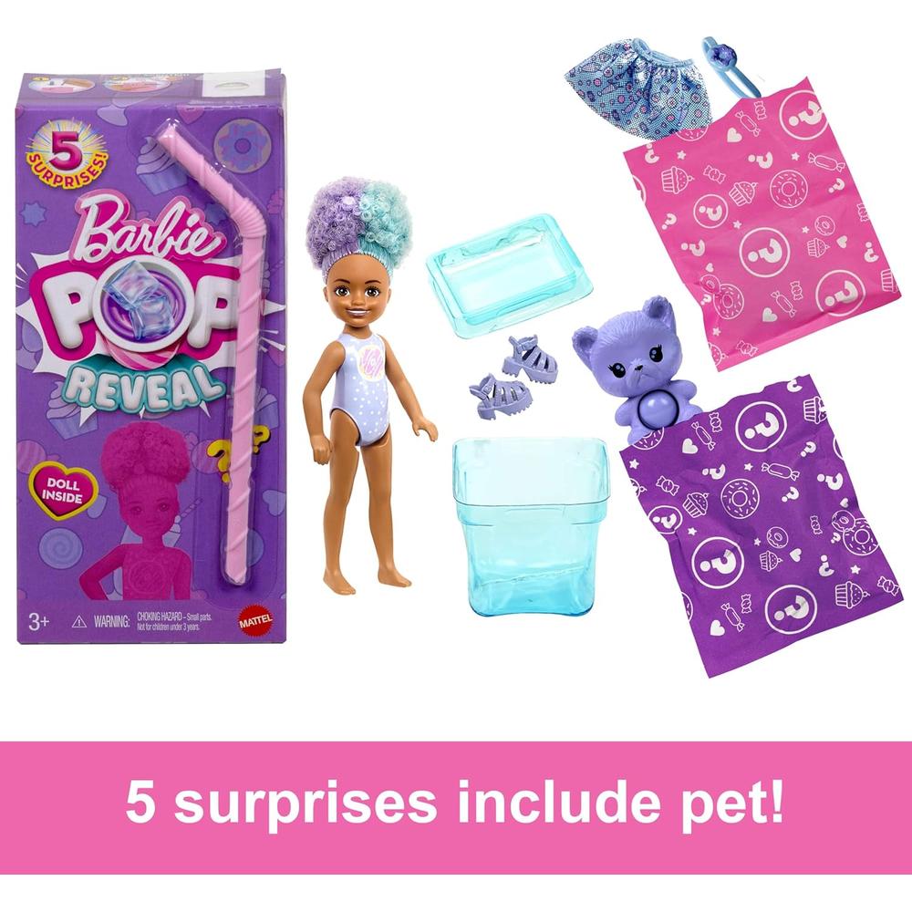 BARBIE CHELSEA POP REVEAL TREAT MUÑECA CON SORPRESAS - 4