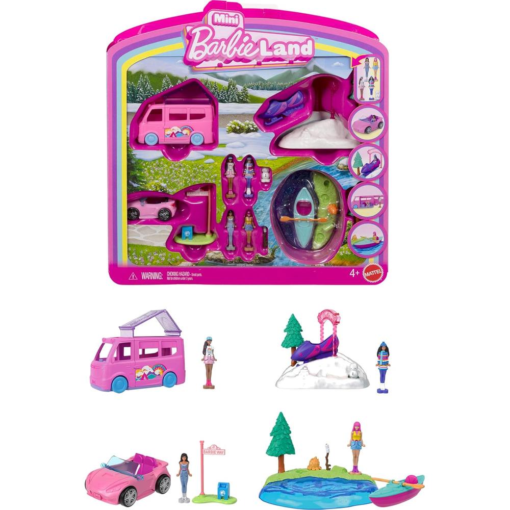 BARBIE MINI BARBIELAND MUÑECAS Y VEHÍCULOS - 1