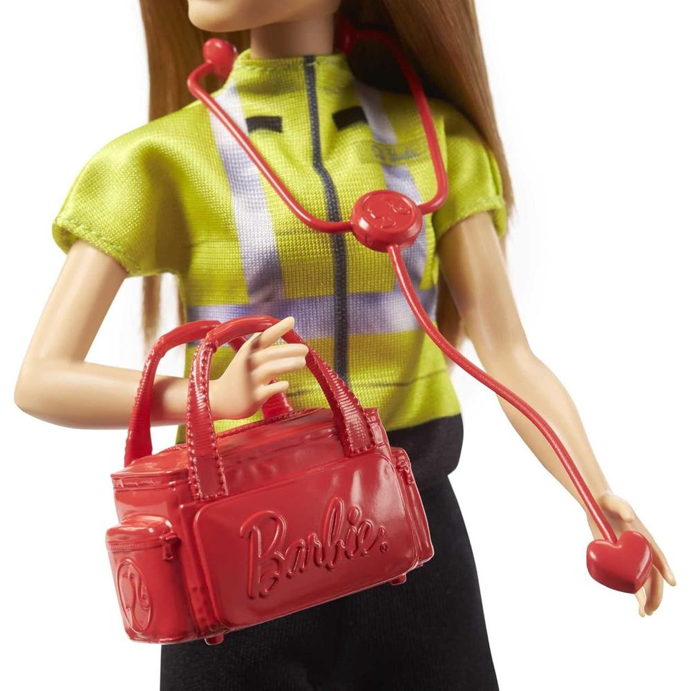 BARBIE MUÑECA PARAMÉDICA CON UNIFORME MÉDICO Y ACCESORIOS - 3