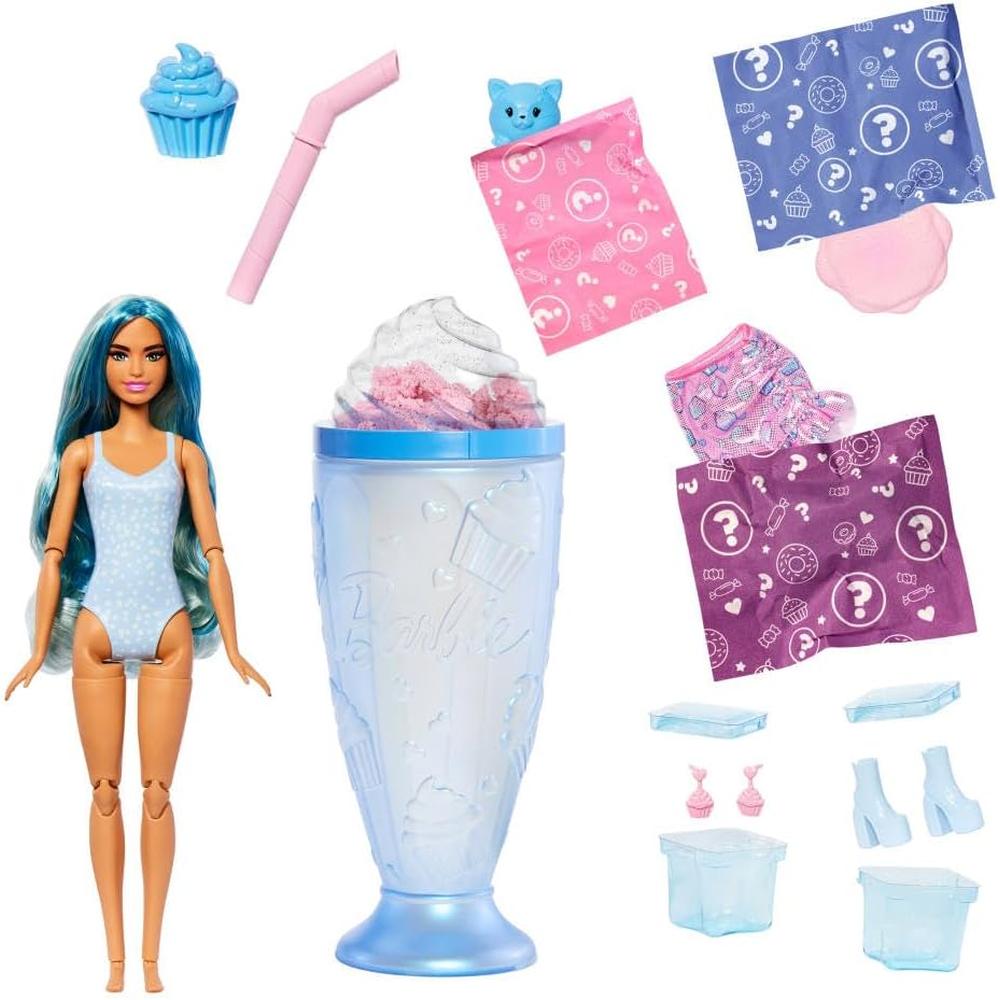 BARBIE POP REVEAL SWEETS CUPCAKES MUÑECA CON MASCOTA Y SORPRESAS - 4