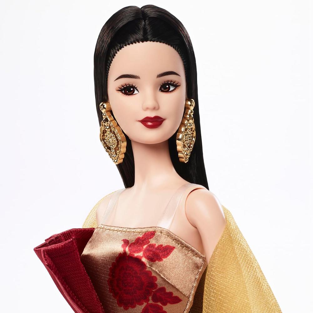 BARBIE SIGNATURE AÑO NUEVO LUNAR MUÑECA VESTIDO ROJO - 2