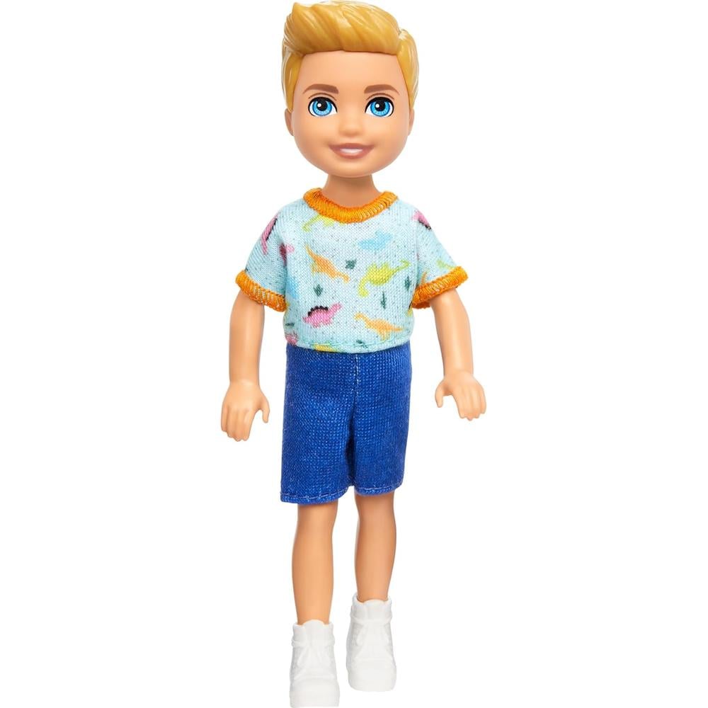 BARBIE CHELSEA MUÑECA MONO DINOSAURIOS RUBIA - 1