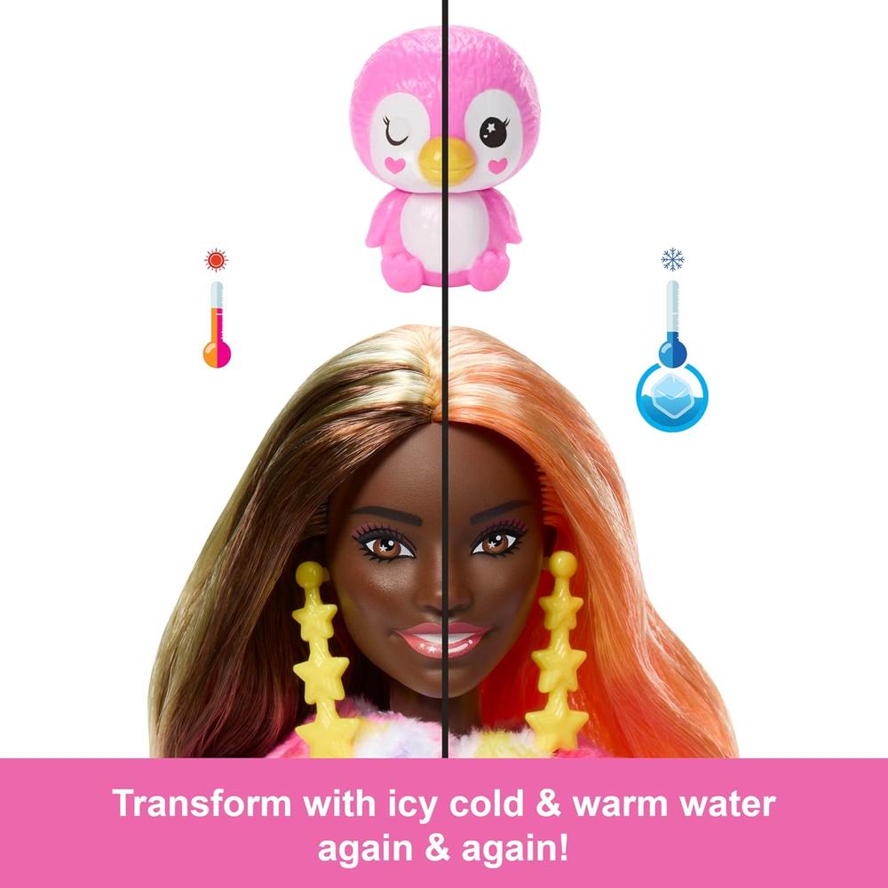 BARBIE CUTIE REVEAL PINGÜINO TIE DYE COLOR DREAM - 4