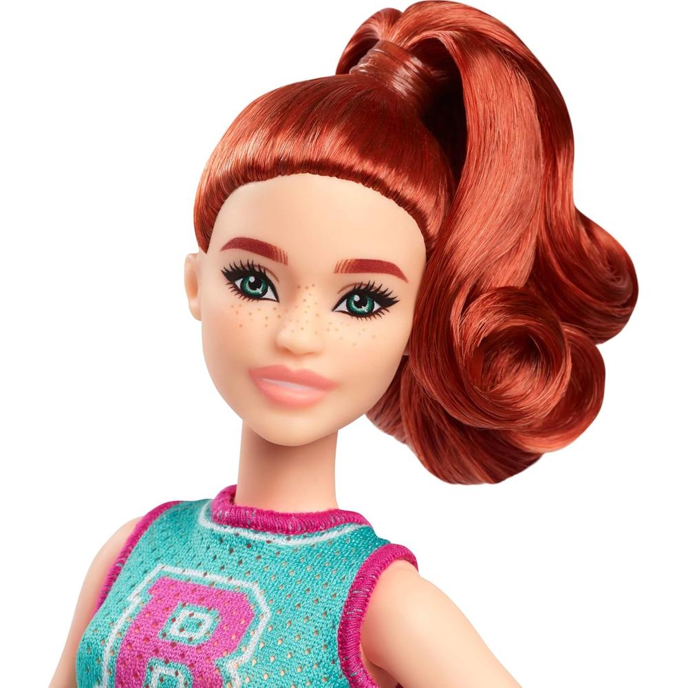 BARBIE FASHIONISTAS 232 MUÑECA CABELLO ROJO LOOK DEPORTIVO - 3