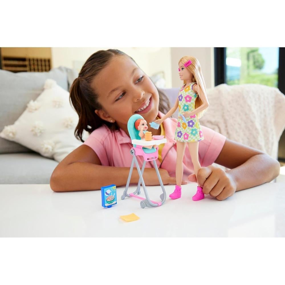 BARBIE SKIPPER SET NIÑERA HORA DE COMIDA - 2