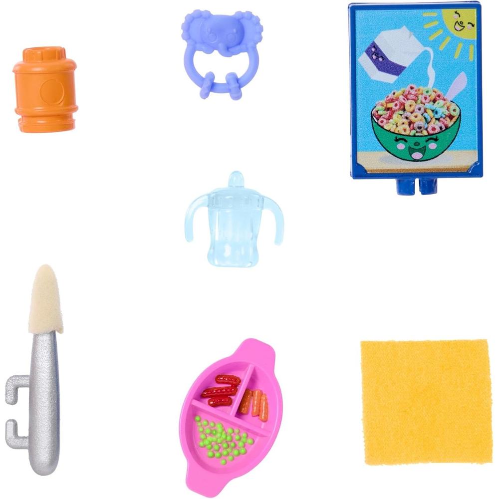 BARBIE SKIPPER SET NIÑERA HORA DE COMIDA - 4