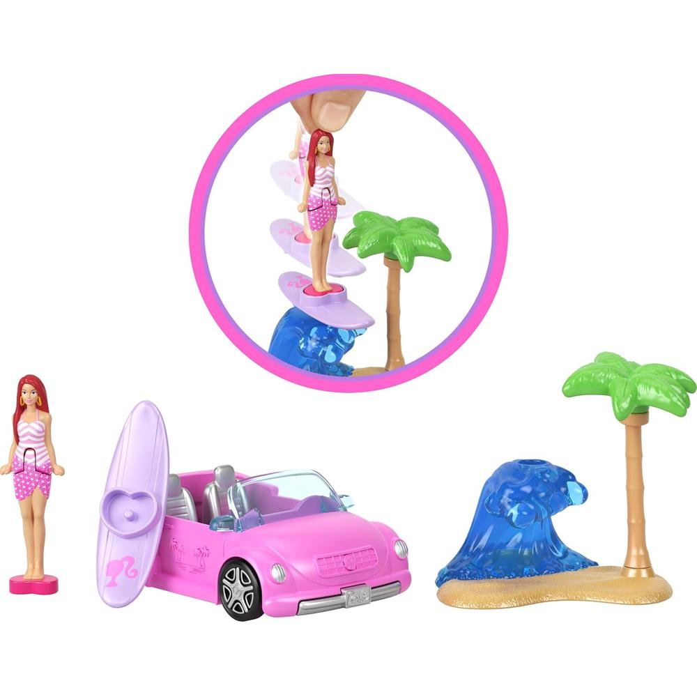 BARBIE MINI BARBIELAND AVIONETA PACK 4 MUÑECAS Y VEHÍCULOS - 3