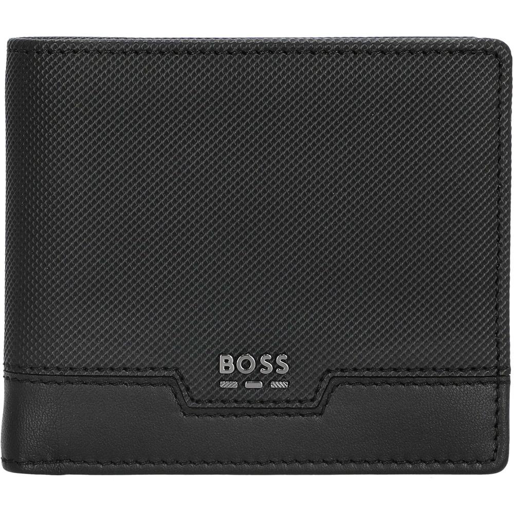 BILLETERA HUGO BOSS CULLEN 8CC NEGRO HOMBRE - 1