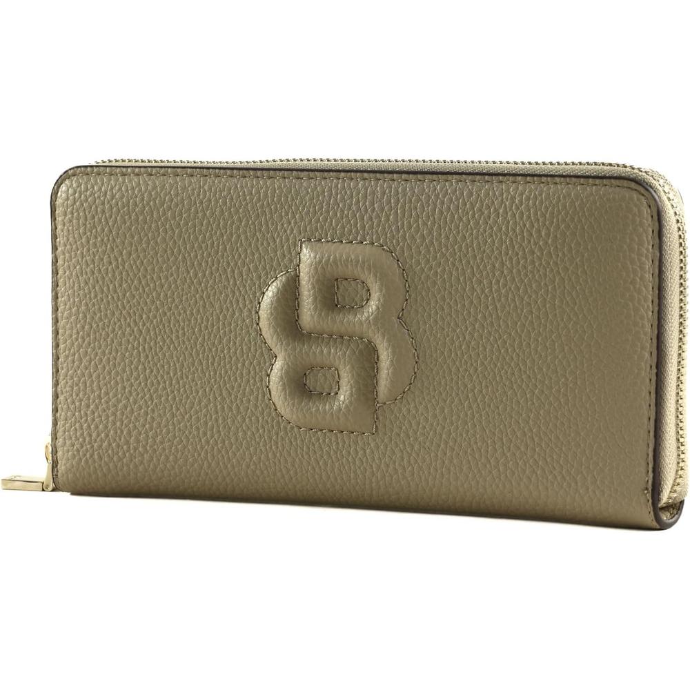 BILLETERA HUGO BOSS ANETT BEIGE CLARO MUJER - 1