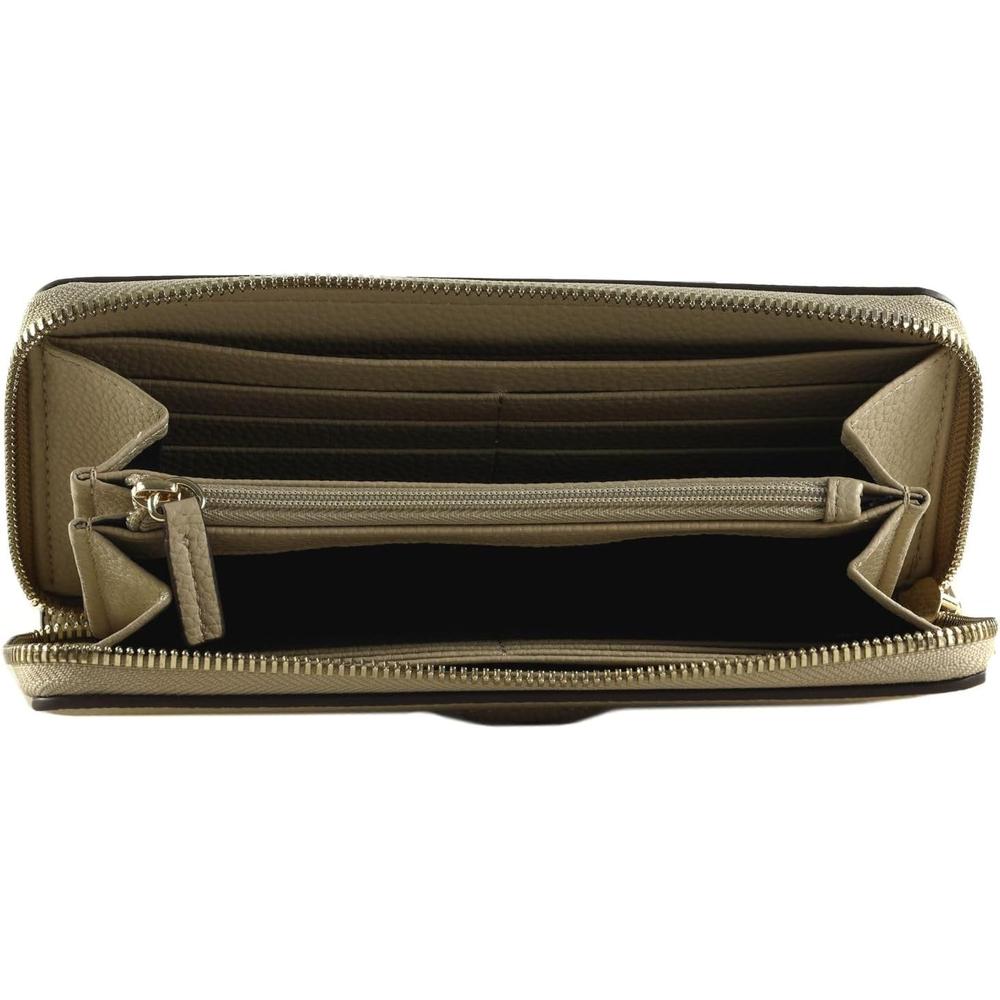 BILLETERA HUGO BOSS ANETT BEIGE CLARO MUJER - 2