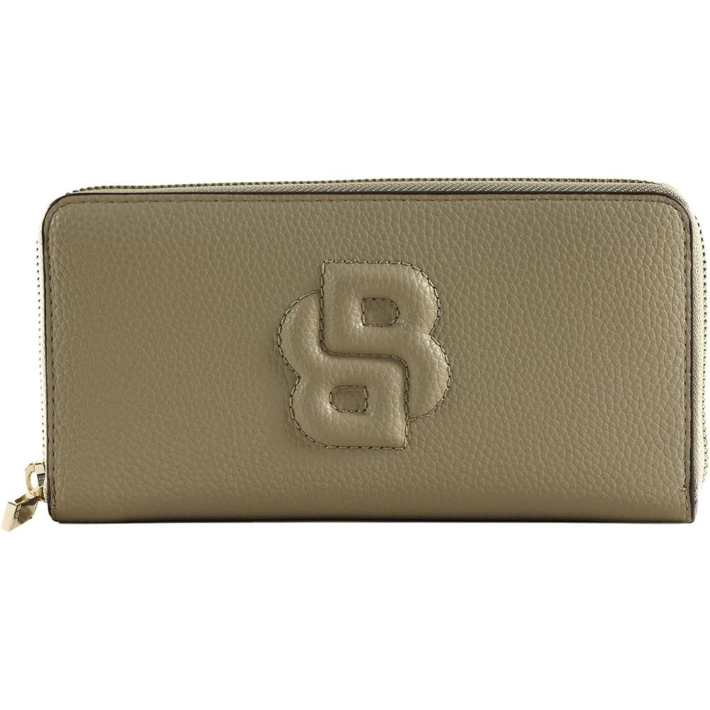 BILLETERA HUGO BOSS ANETT BEIGE CLARO MUJER - 3