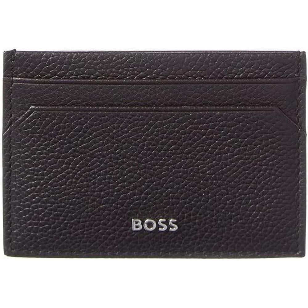 TARJETERO HUGO BOSS HIGHWAY 4 RANURAS NEGRA HOMBRE - 1