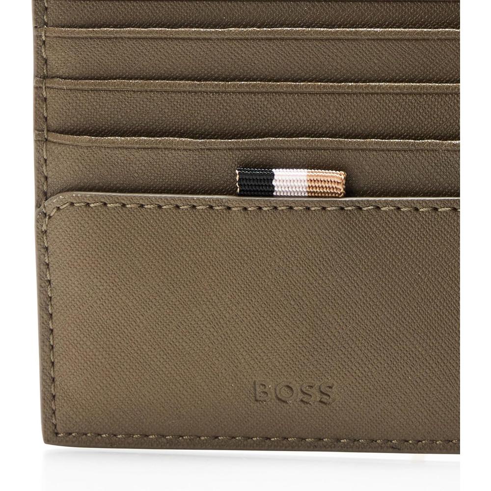 BILLETERA HUGO BOSS ZAIR BIFOLDA NUEZ HOMBRE - 4