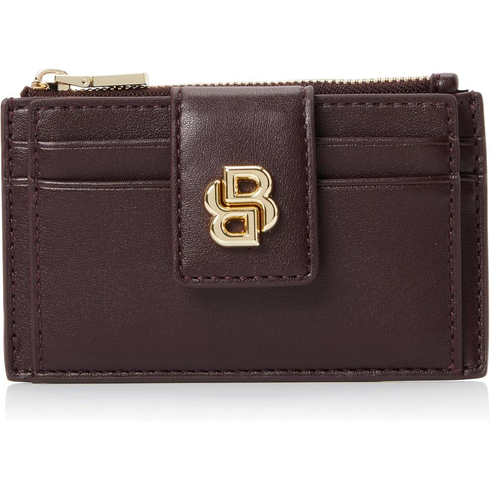 BILLETERA HUGO BOSS B ICON BURGUNDY MUJER - 1