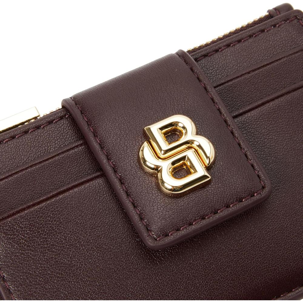 BILLETERA HUGO BOSS B ICON BURGUNDY MUJER - 3