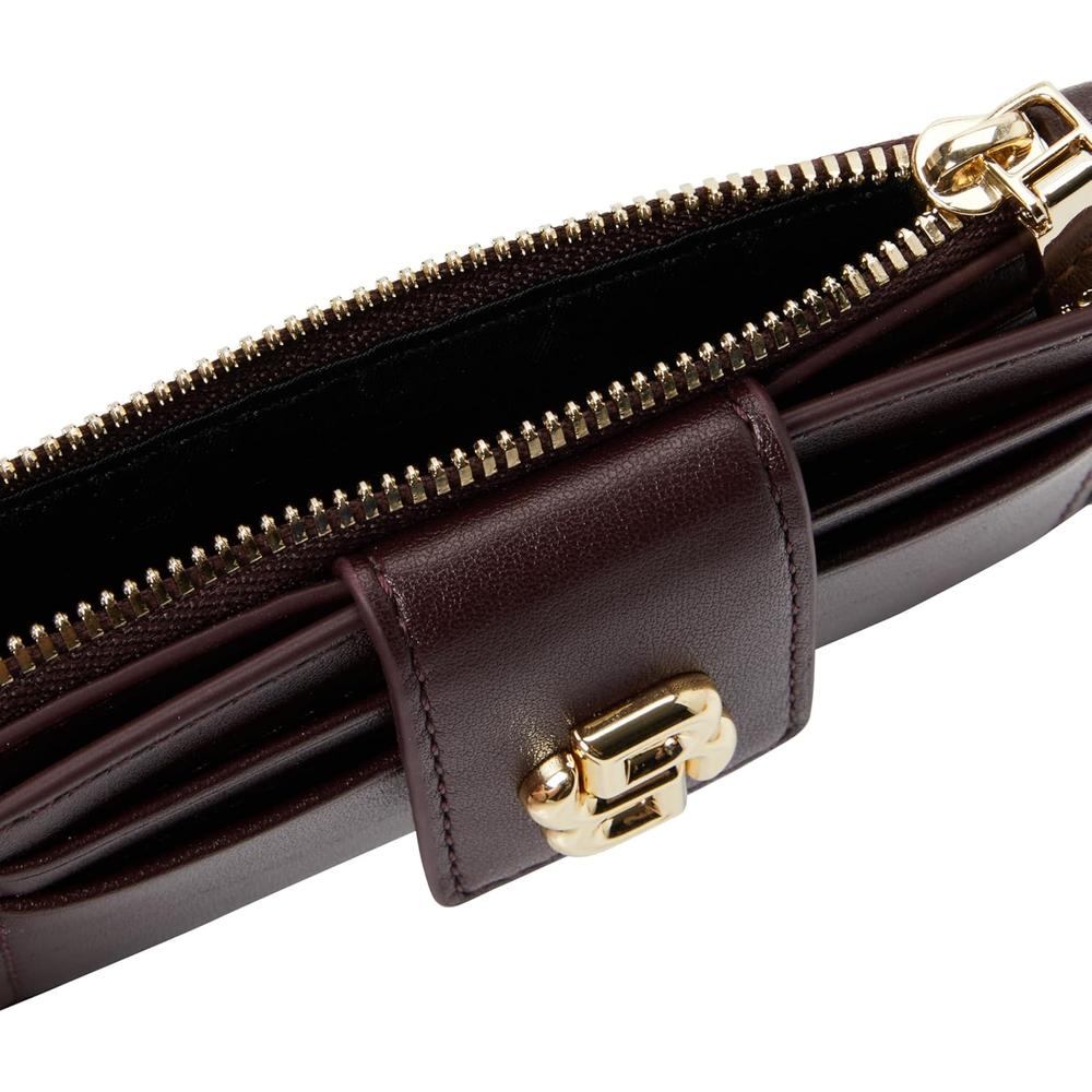 BILLETERA HUGO BOSS B ICON BURGUNDY MUJER - 4