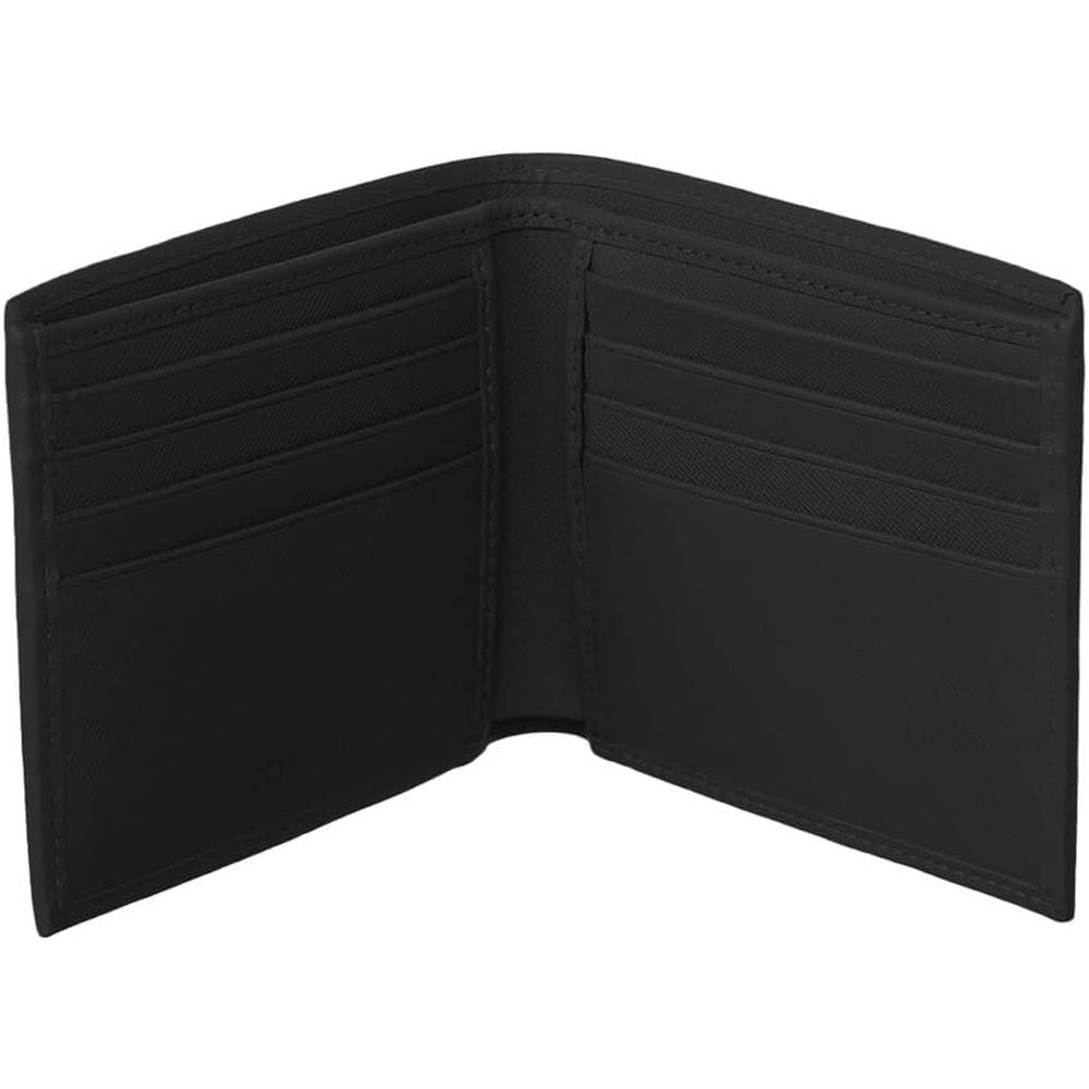 BILLETERA HUGO BOSS LOGO ICON NEGRA HOMBRE - 3