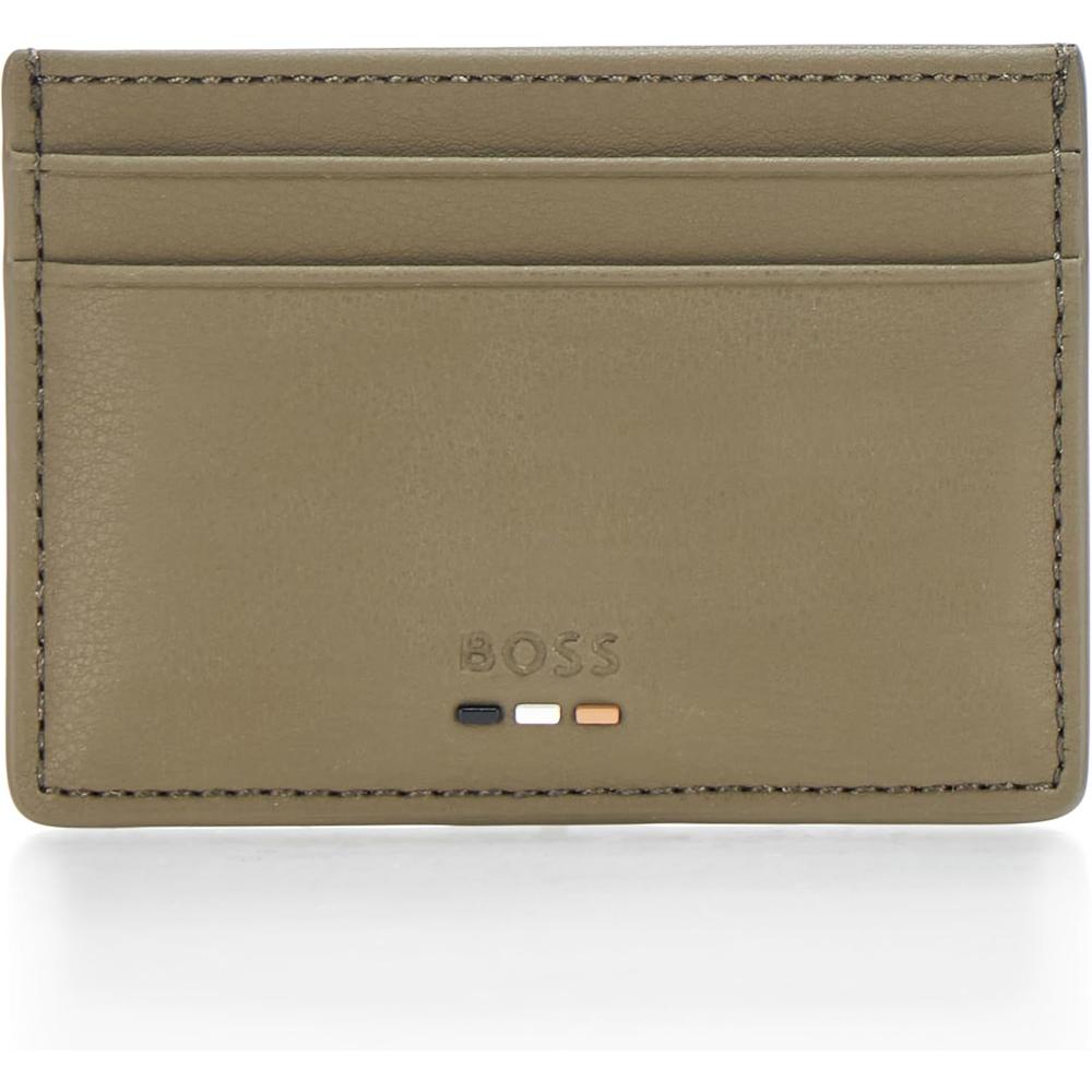 TARJETERO HUGO BOSS RAY LOGO VERDE HOMBRE - 1